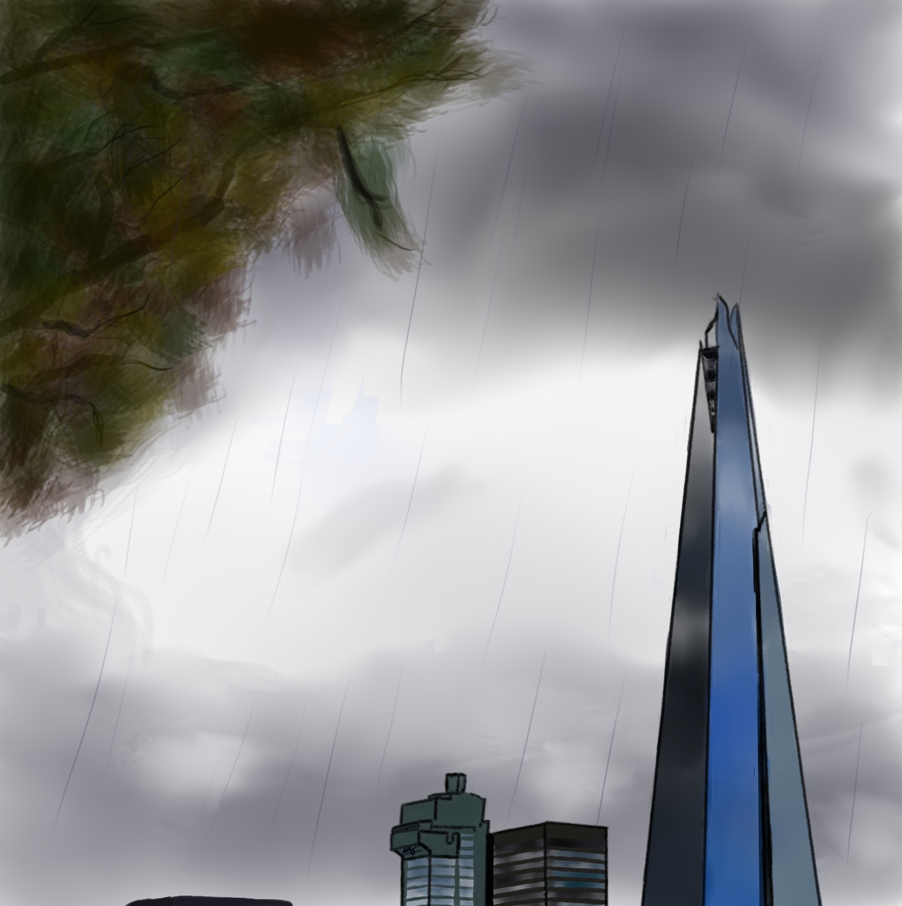 image of 'The Shard' with link to purchase download of song 'London Rain'